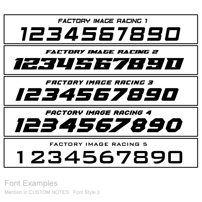 SHERCO SE-R SEF-R 2017 - 2024 FIR Team Graphics Kit