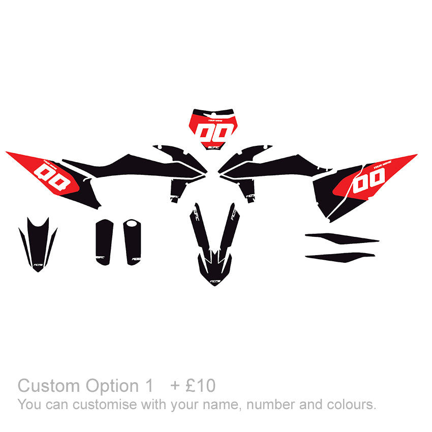 KTM SX 65 2002 - 2008 WHITEOUT Graphics kit