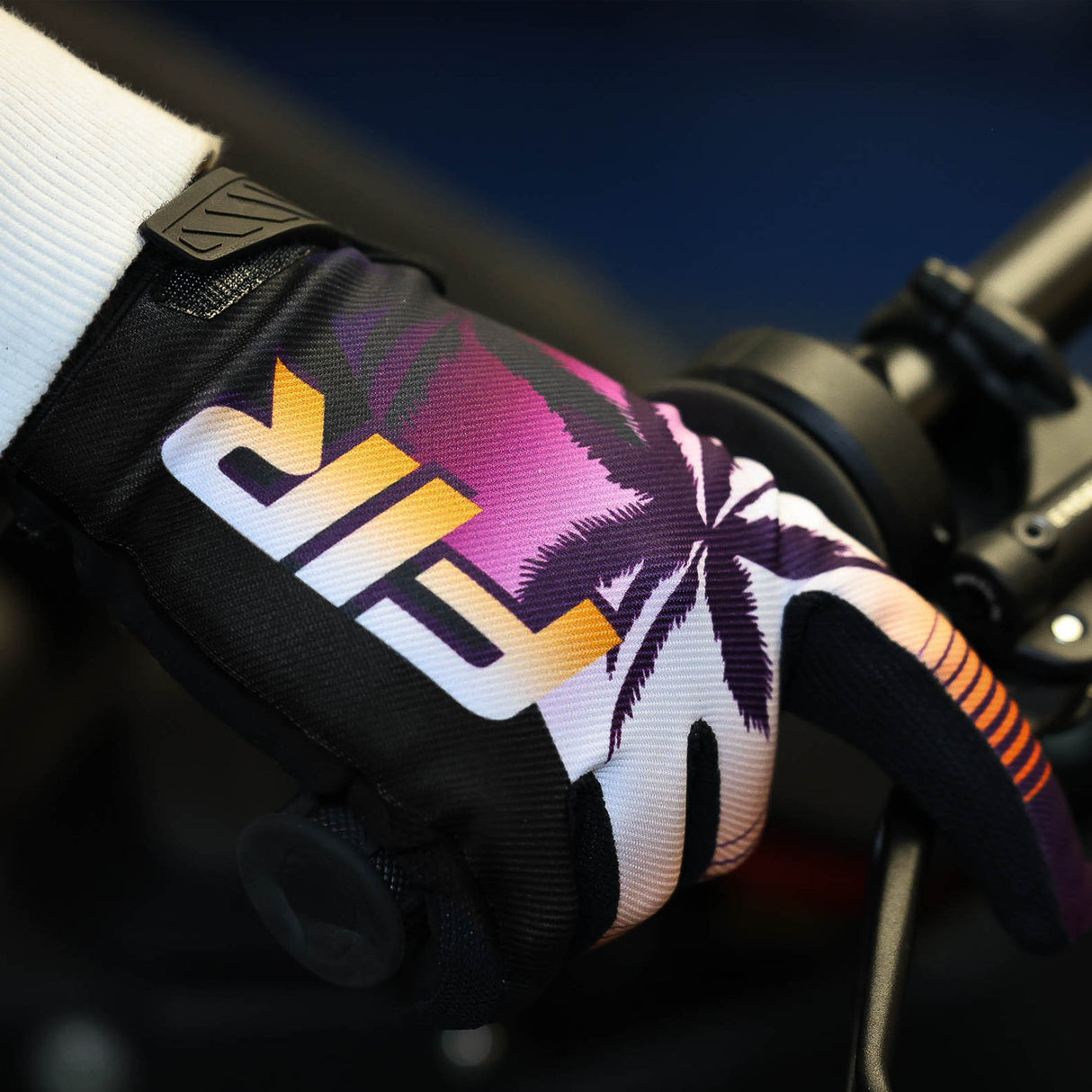 FIR ADULT MX GLOVES RETRO VAPORWAVE DESIGN