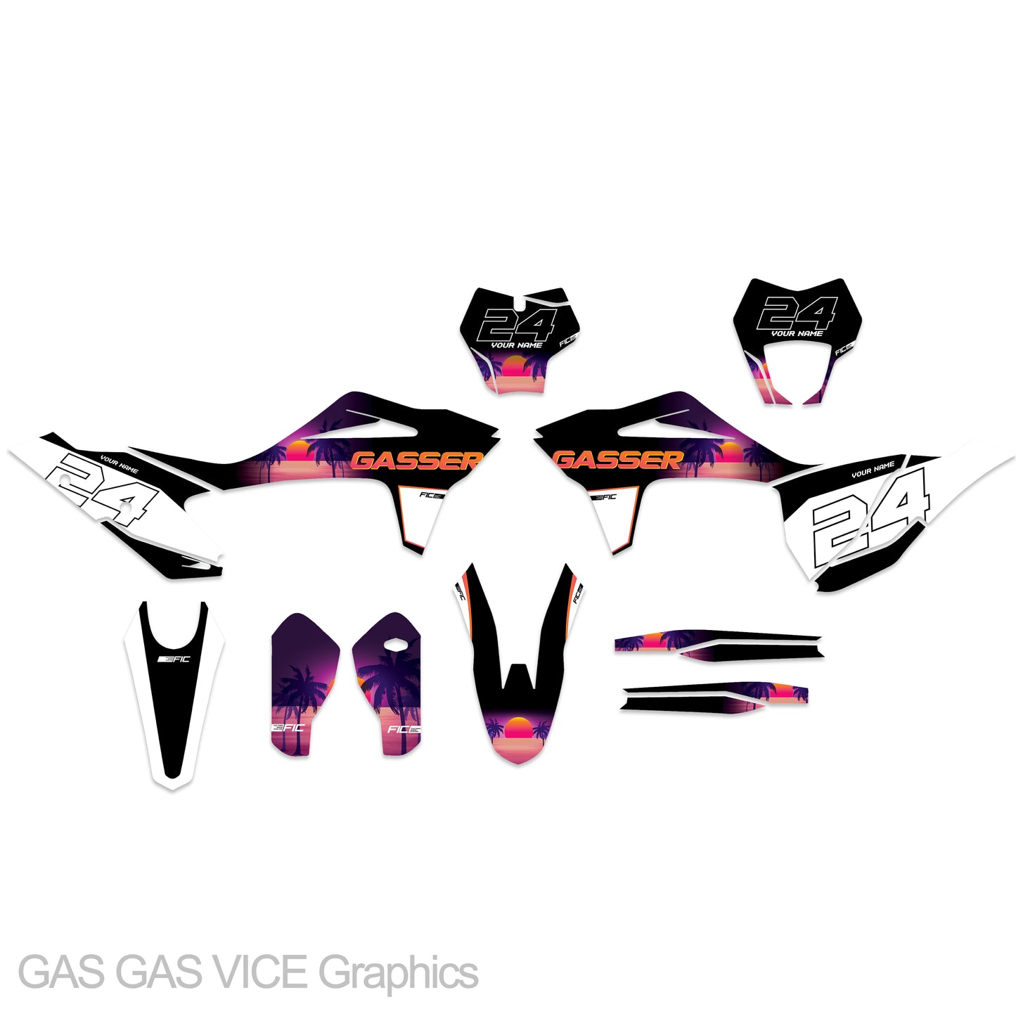 GasGas MC/ME 125-300 11-13 VICE Graphics Kit