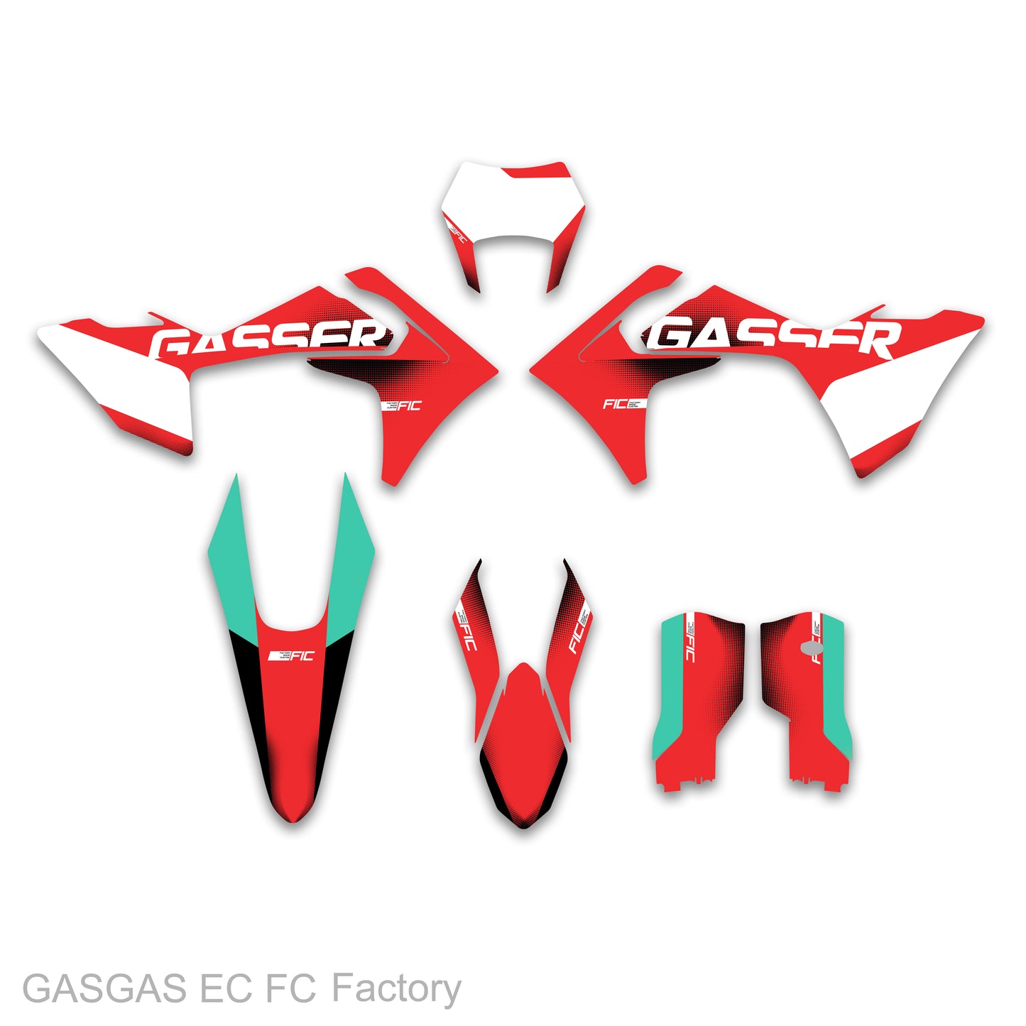 GasGas EC 250-450 21-24 Factory Graphics Kit