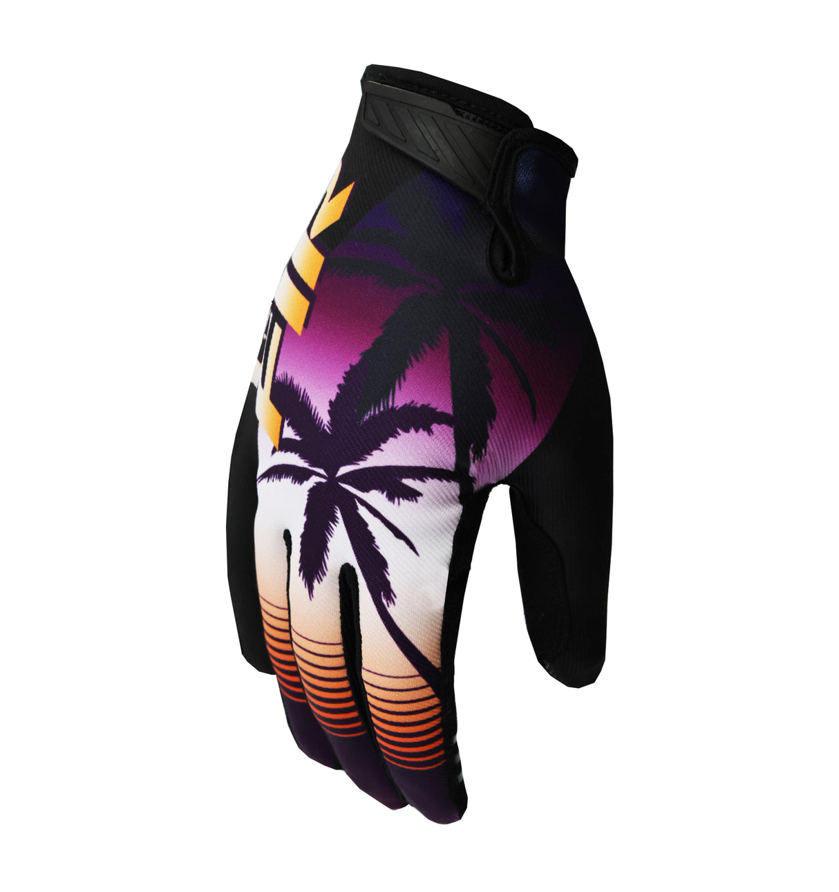 FIR ADULT MX GLOVES RETRO VAPORWAVE DESIGN