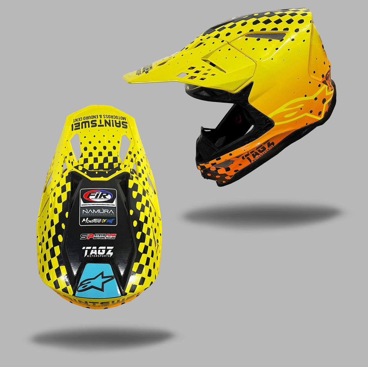 Custom Helmet Graphics & Decals ALPINESTARS