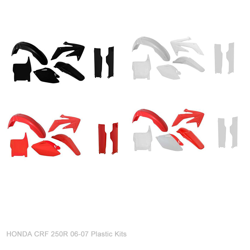 HONDA CRF 250R 2006 - 07 WHITEOUT Graphics Kit