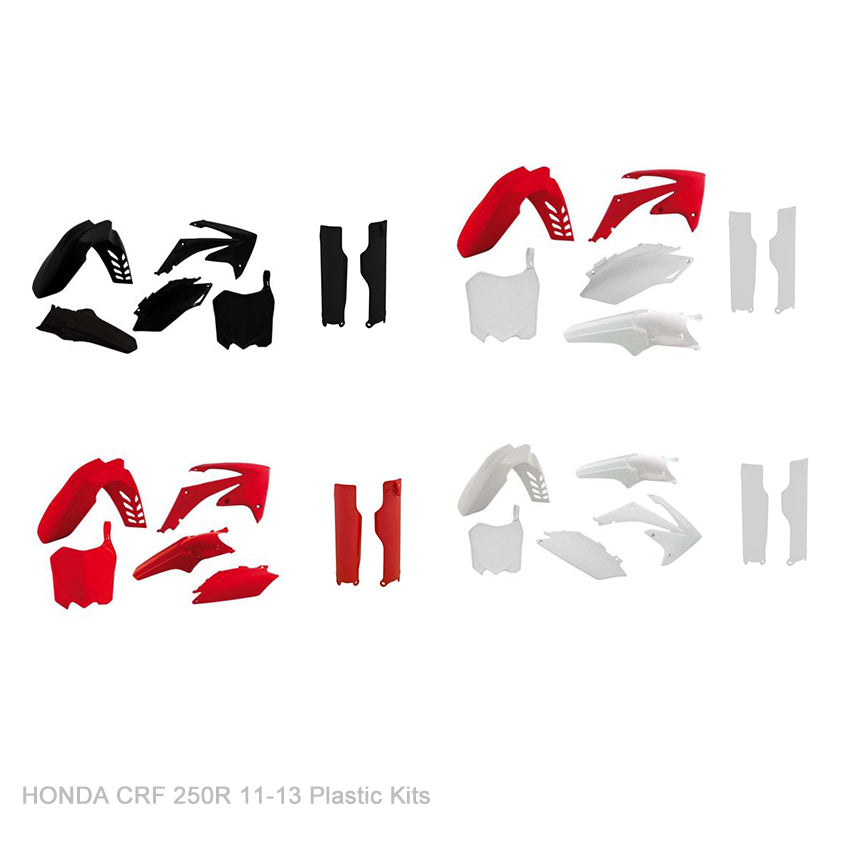 HONDA CRF 250R 2011 - 2013 WHITEOUT Graphics Kit