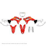 HONDA CARMICHAEL WOODY REPLICA CUSTOM GRAPHICS DECAL KIT