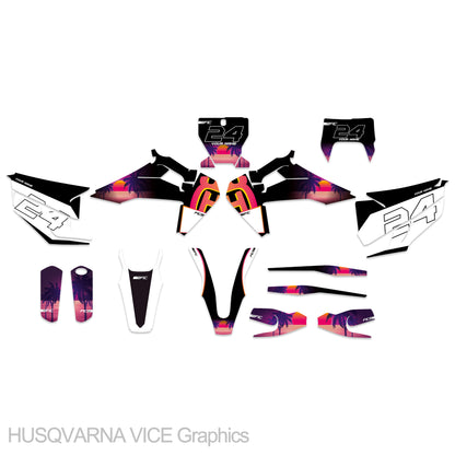 HUSQVARNA TC/FC 125-450 2019 - 2022 VICE Graphics Kit