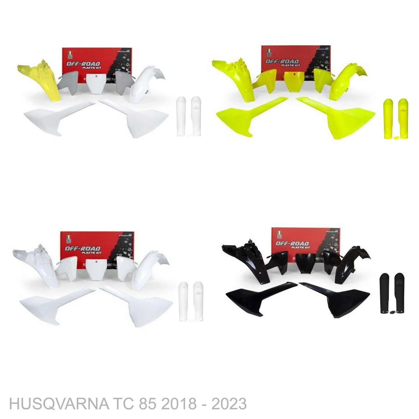 HUSQVARNA TC 85 2018 - 2023 WHITEOUT Graphics Kit