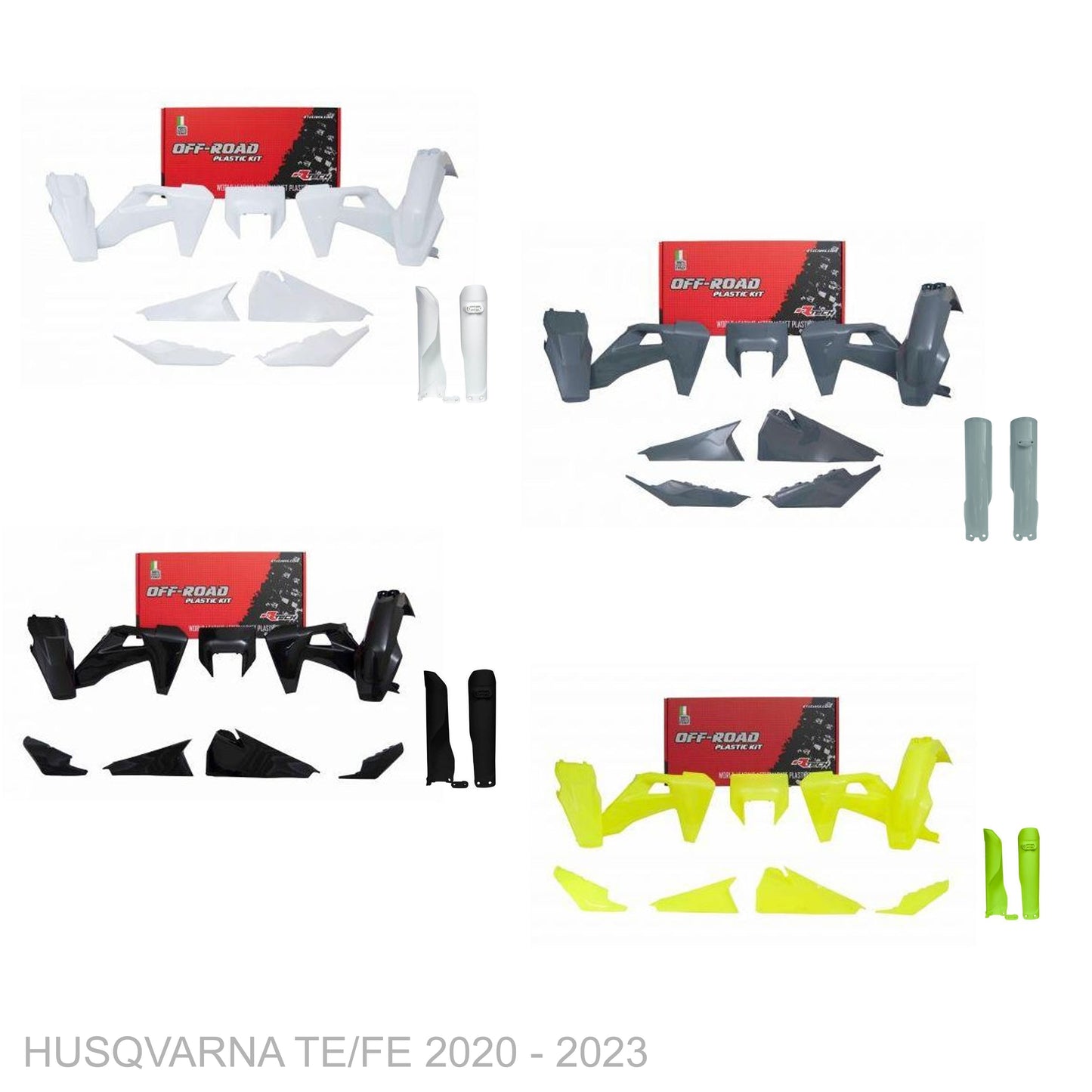 HUSQVARNA TE/FE 125-450 2020 - 2023 WHITEOUT Graphics Kit