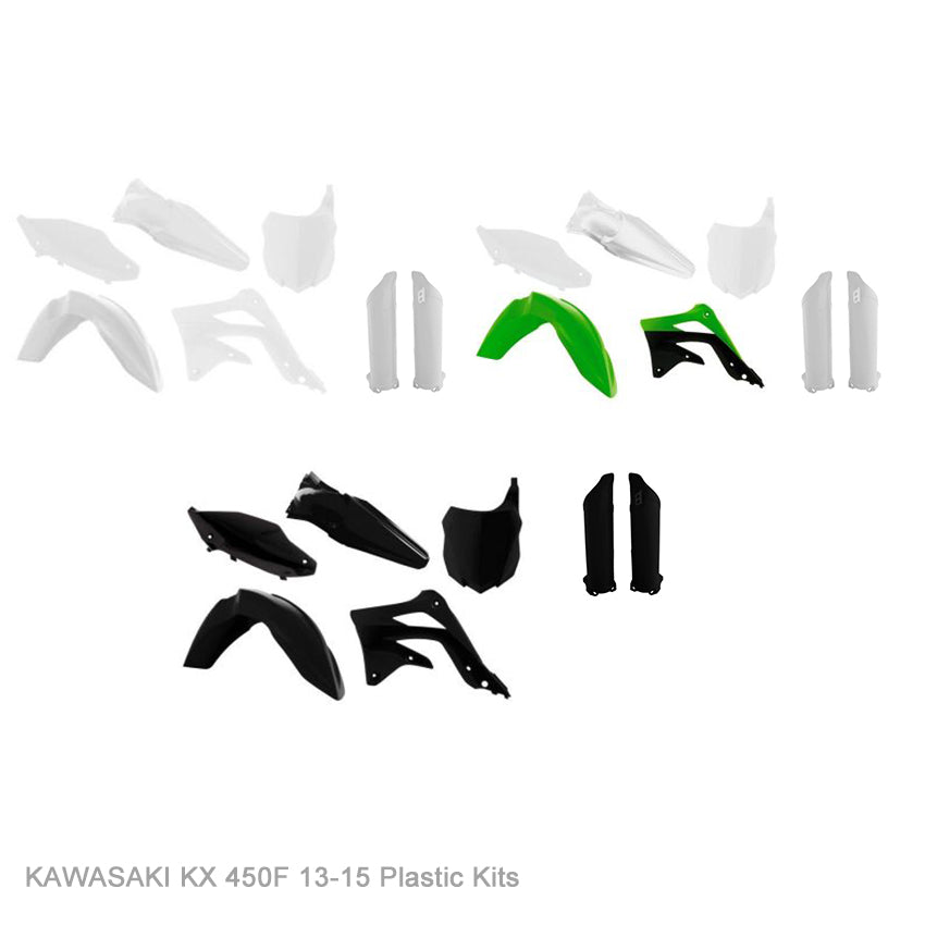 KAWASAKI KX 450F 2013 - 2015 WHITEOUT Graphics kit