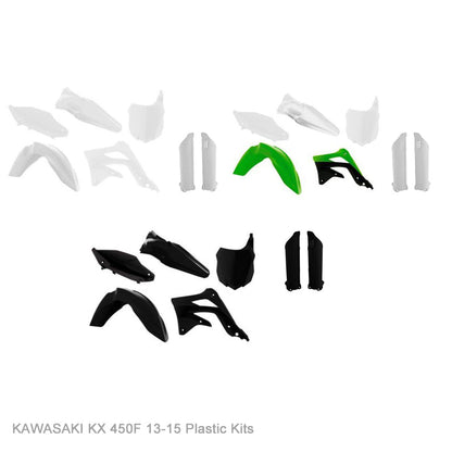 KAWASAKI KX 450F 2013 - 2015 WHITEOUT Graphics kit