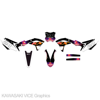 KAWASAKI KX 250 2021 - 2023 VICE Graphics kit
