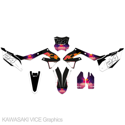 KAWASAKI KX 450F 2009 - 2011 VICE Graphics kit