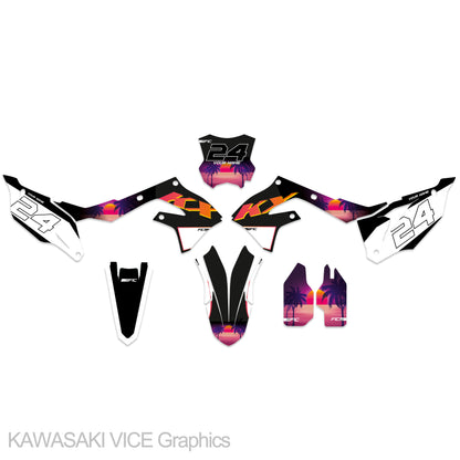 KAWASAKI KX 85/112 2022 - 2023 VICE Graphics kit