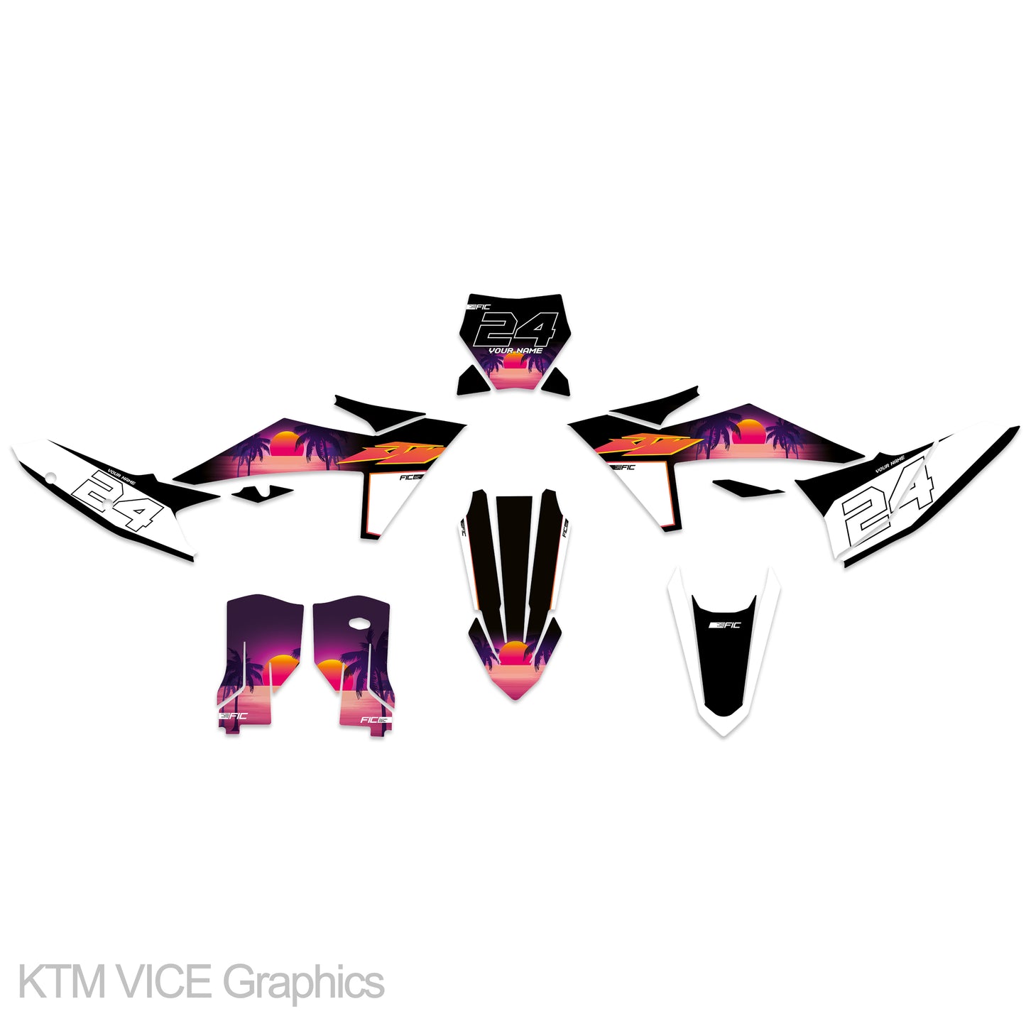 KTM SX 125/200 2004 VICE Graphics kit