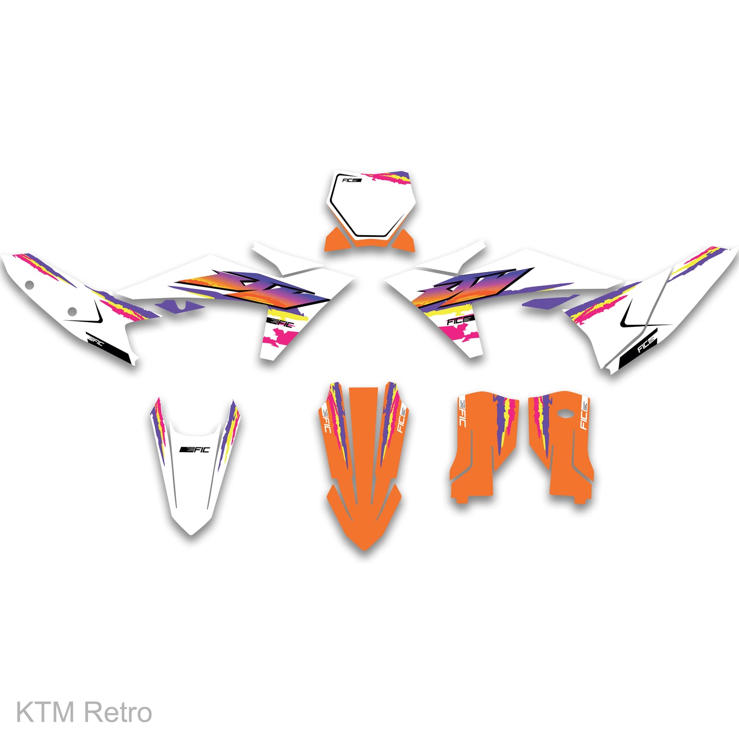 KTM SX-E 3/5 2020 - 2023 Retro Graphics Kit