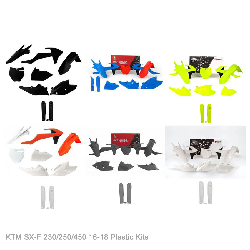 KTM SX/SXF 125/250/300/350/450 2016 - 2018 WHITEOUT Graphics kit