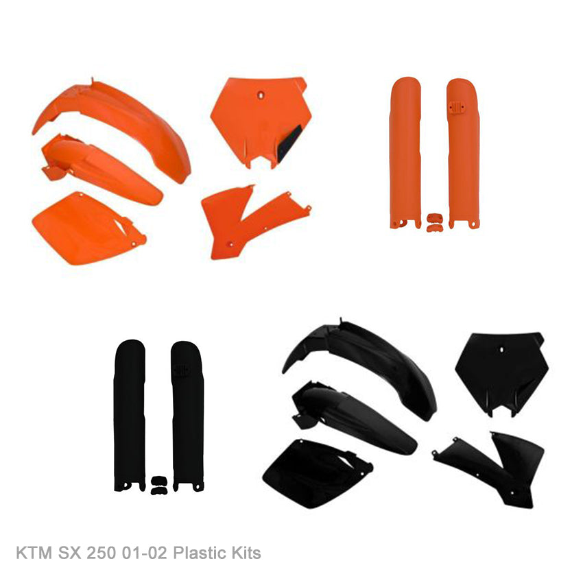 KTM SX 250 2001 - 2002 WHITEOUT Graphics kit