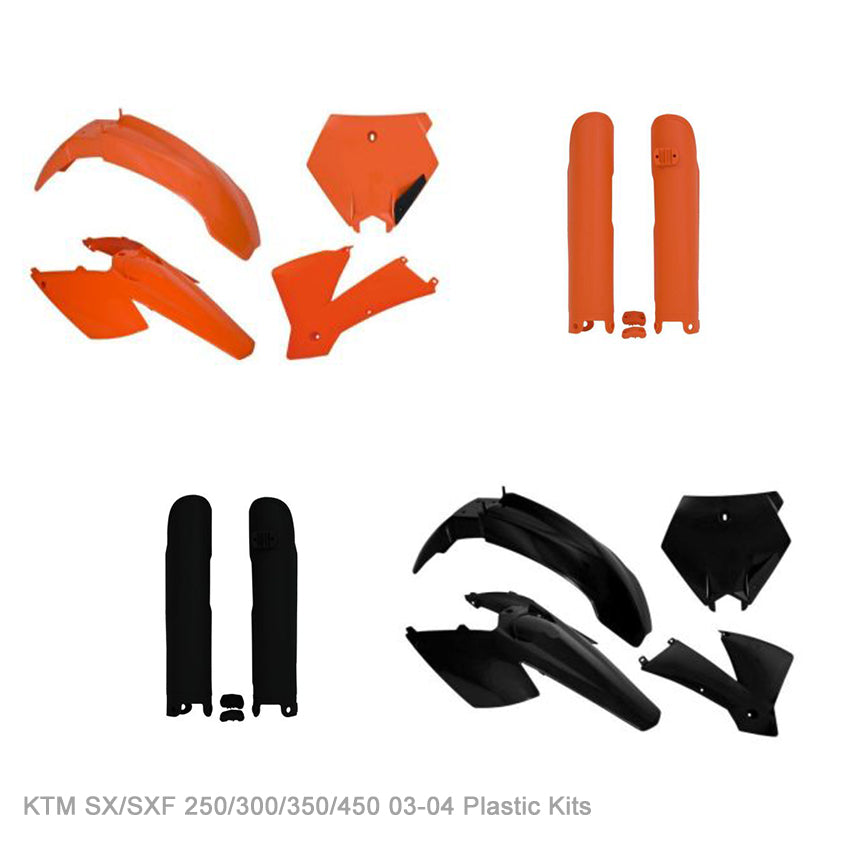 KTM SX/SXF 250/300/350/450 2003 - 2004 WHITEOUT Graphics kit