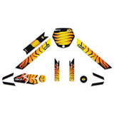 REVVI 12" 16" 18" CUSTOM NIKE TN AIR MAX PLUS YELLOW ORANGE GRAPHICS DECAL KIT