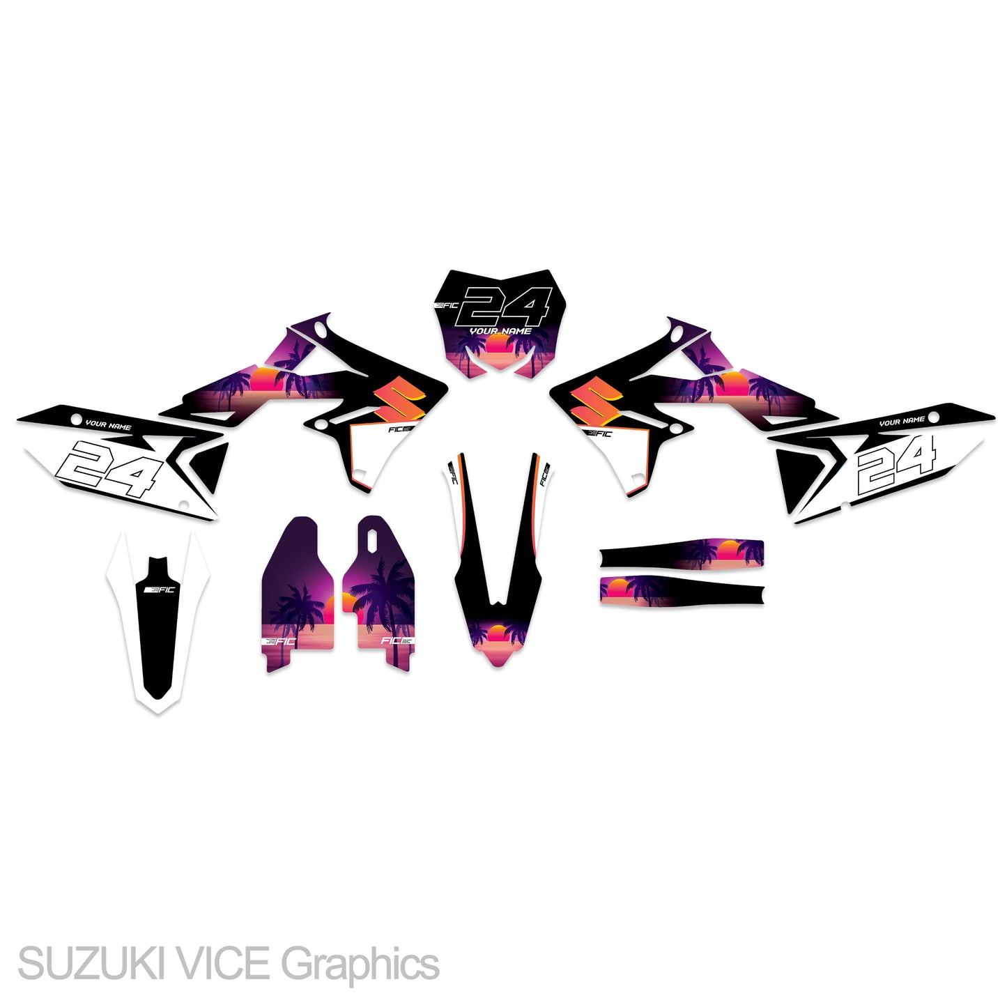 SUZUKI RMX 450Z 2010 - 2019 VICE Graphics kit