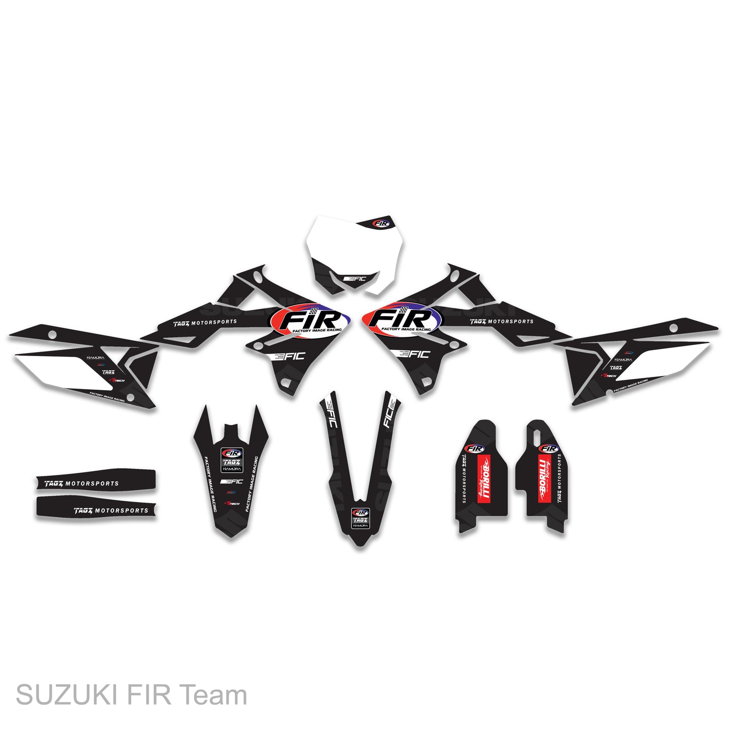 SUZUKI RM 85 2003 - 2023 FIR Team Graphics Kit