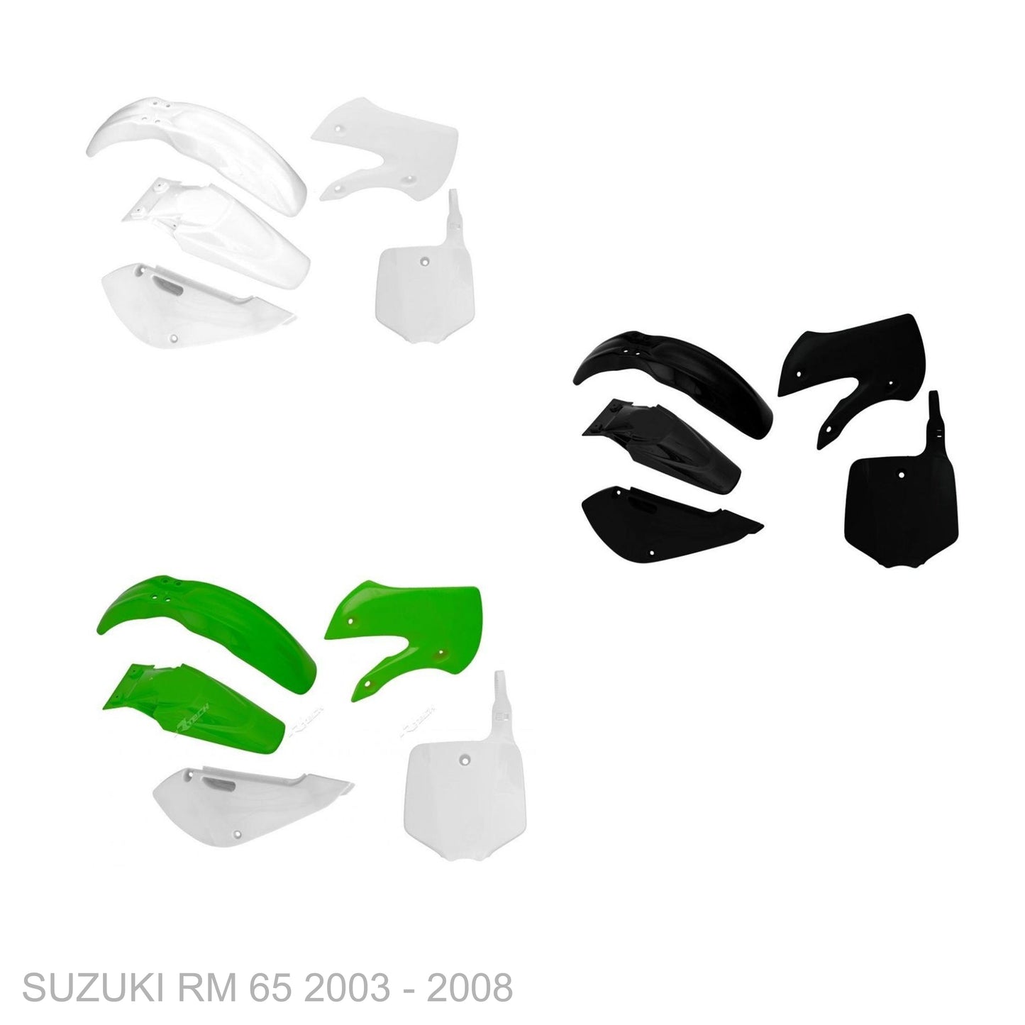 SUZUKI RM 65 2003 - 2008 WHITEOUT Graphics kit