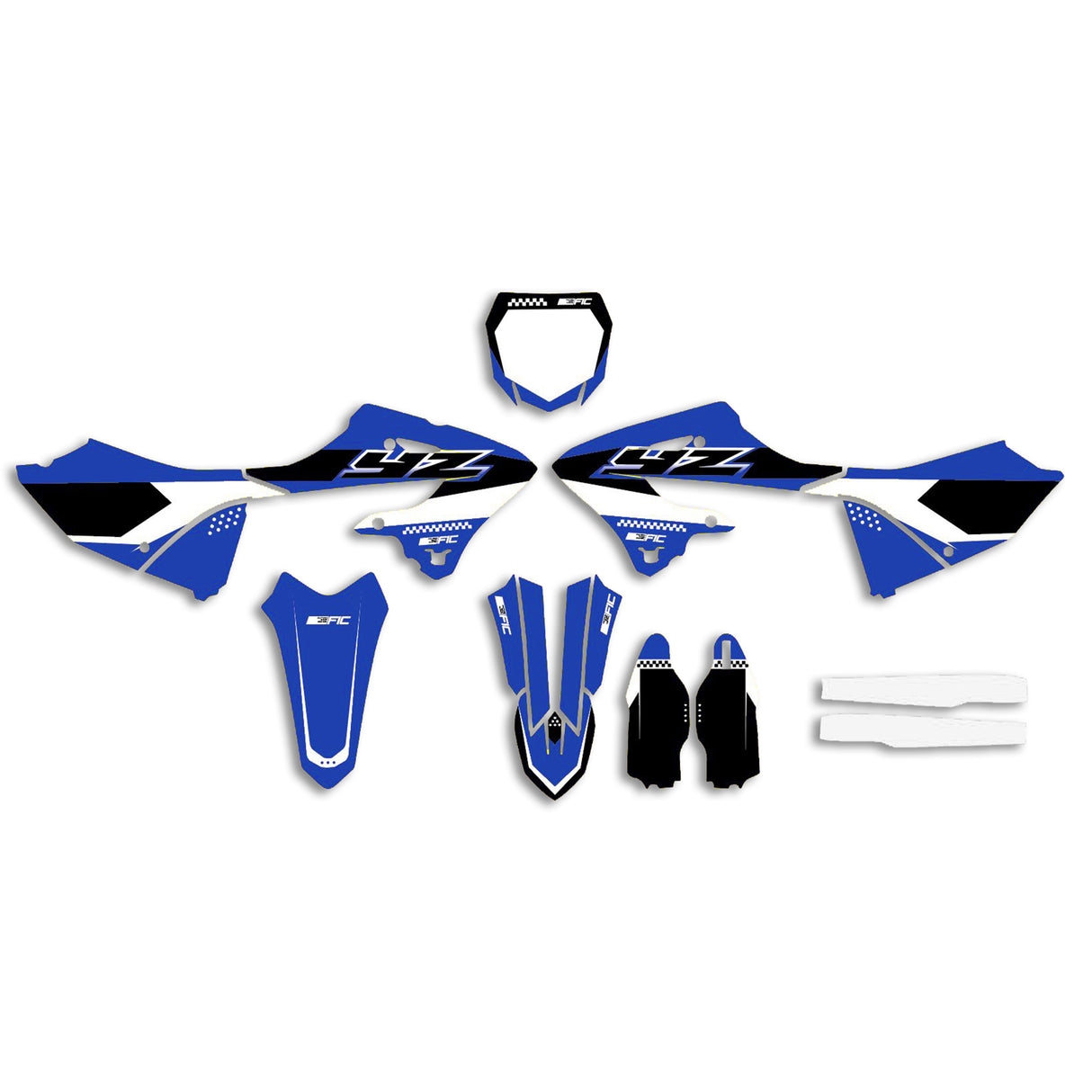 YAMAHA YZ YZF WR WRF OEM DESIGN CUSTOM GRAPHICS DECAL KIT