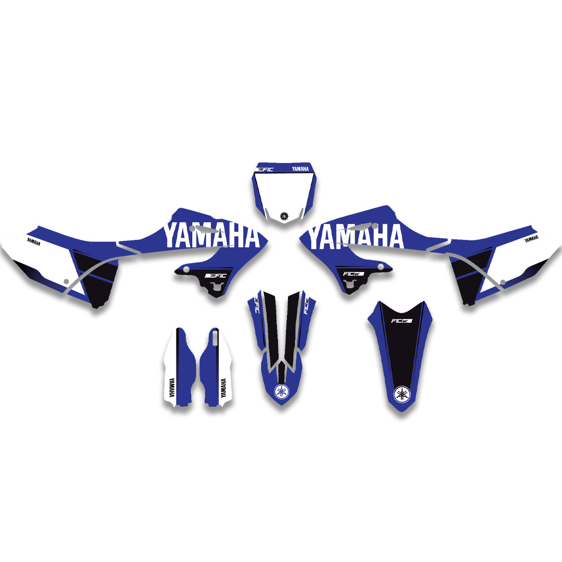 YAMAHA YZ YZF WR WRF OEM DESIGN 2 CUSTOM GRAPHICS DECAL KIT