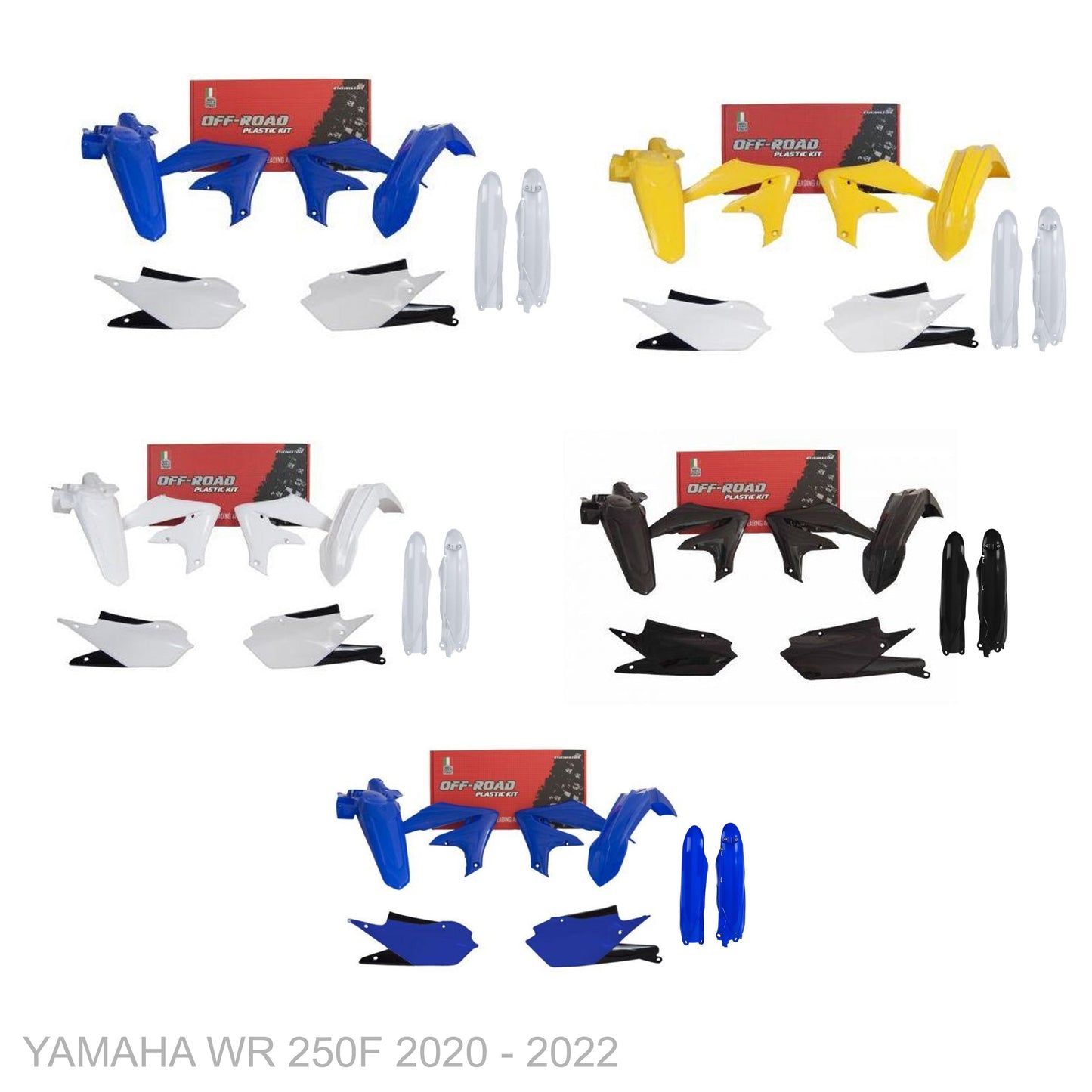 YAMAHA WR 250F 2020 - 2022 WHITEOUT Graphics kit