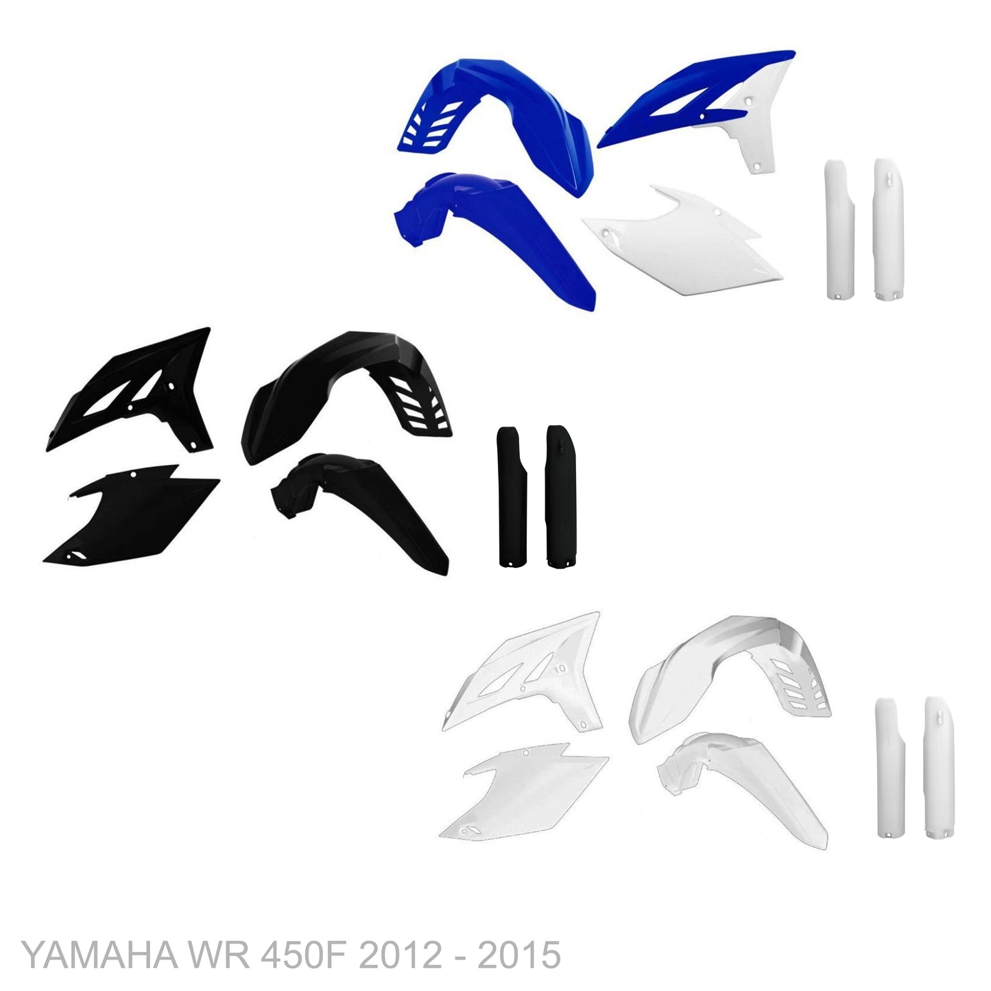 YAMAHA WR 450F 2012 - 2015  WHITEOUT Graphics kit