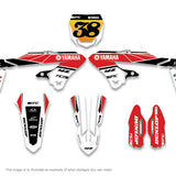 YAMAHA YZ YZF WR WRF RETRO HERATIGE DESIGN CUSTOM GRAPHICS DECAL KIT