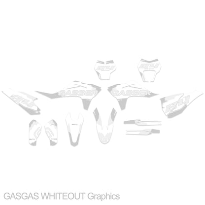 GasGas MC 65 21-23 WHITEOUT Graphics Kit