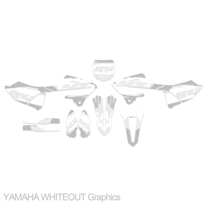 YAMAHA YZ 250F 2008 - 2009 WHITEOUT Graphics kit