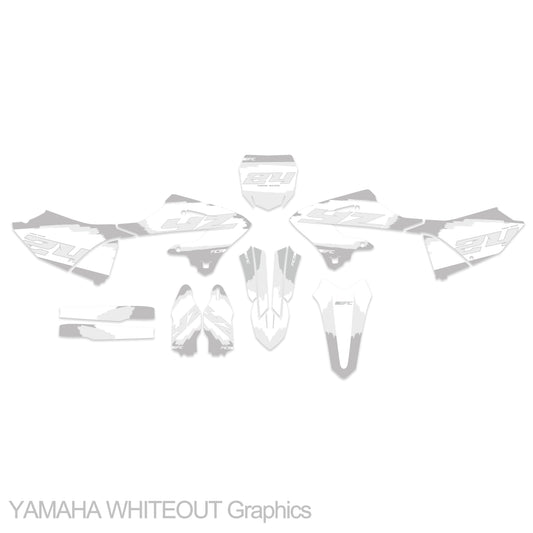 YAMAHA YZ 450F 2014 - 2017 WHITEOUT Graphics kit