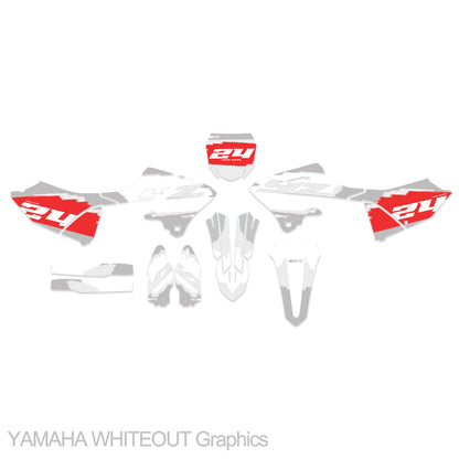 YAMAHA WR 250/450F 2003 - 2004 WHITEOUT Graphics kit