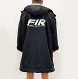 Unisex Black FIR Rain Coat Changing Robe