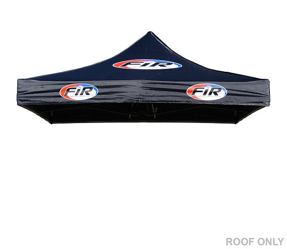 FIR Logo 3x3m Gazebo Race Tent Replacement Roof Canopy