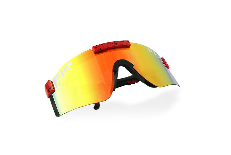 Red FIR Wrap Around Polarised UV400 Sunglasses