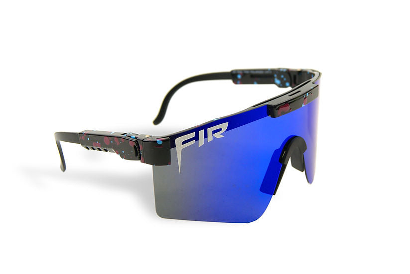 Black FIR Wrap Around Polarised UV400 Sunglasses