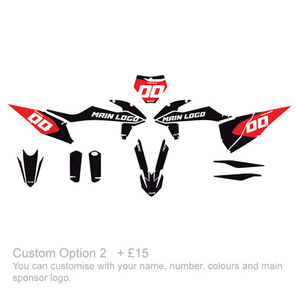 KAWASAKI KX 250 2021 - 2023 Factory Graphics Kit